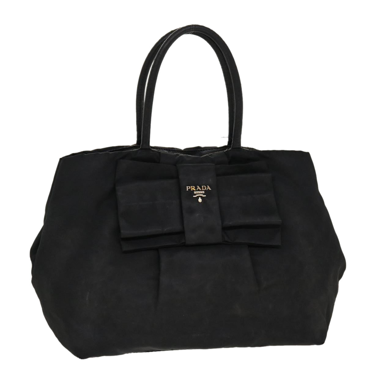 PRADA Hand Bag Nylon Black  bs4509