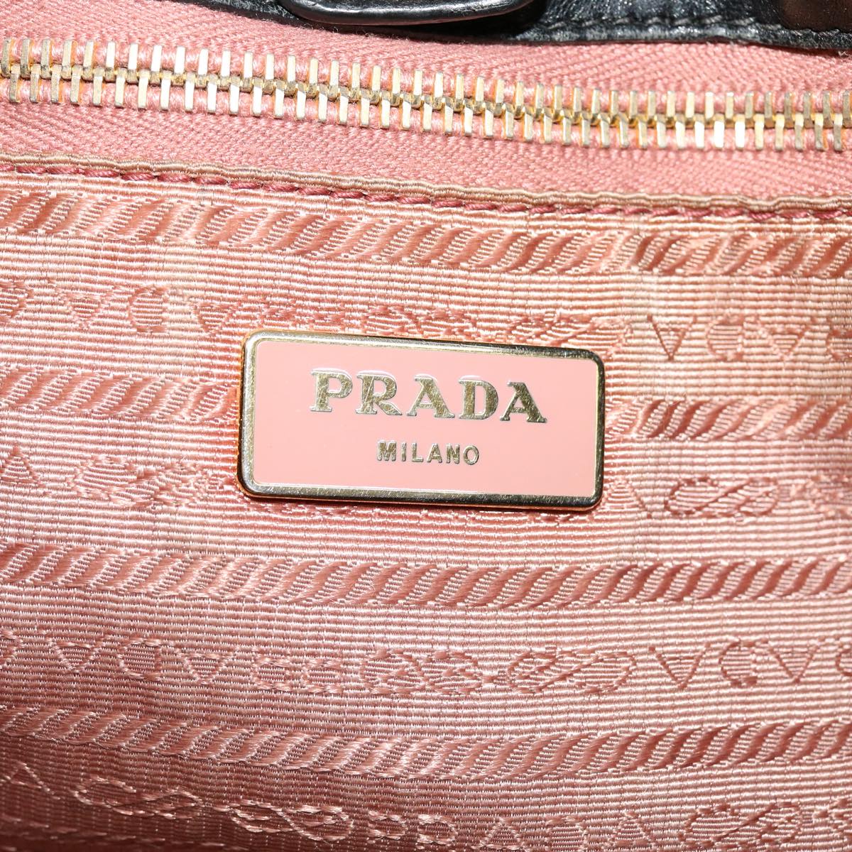 PRADA Hand Bag Nylon Black  bs4509