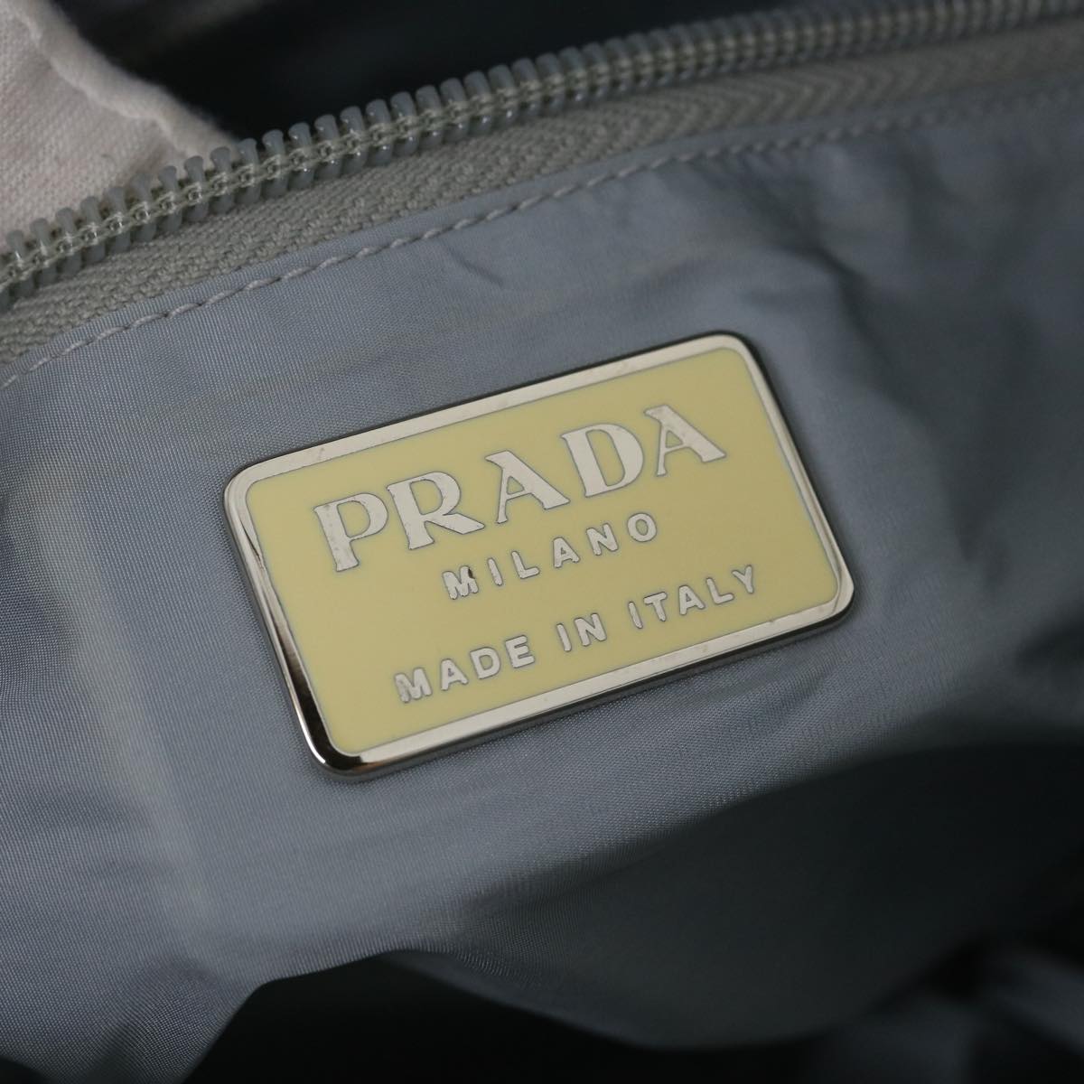 PRADA Hand Bag Nylon Light Blue  bs4516