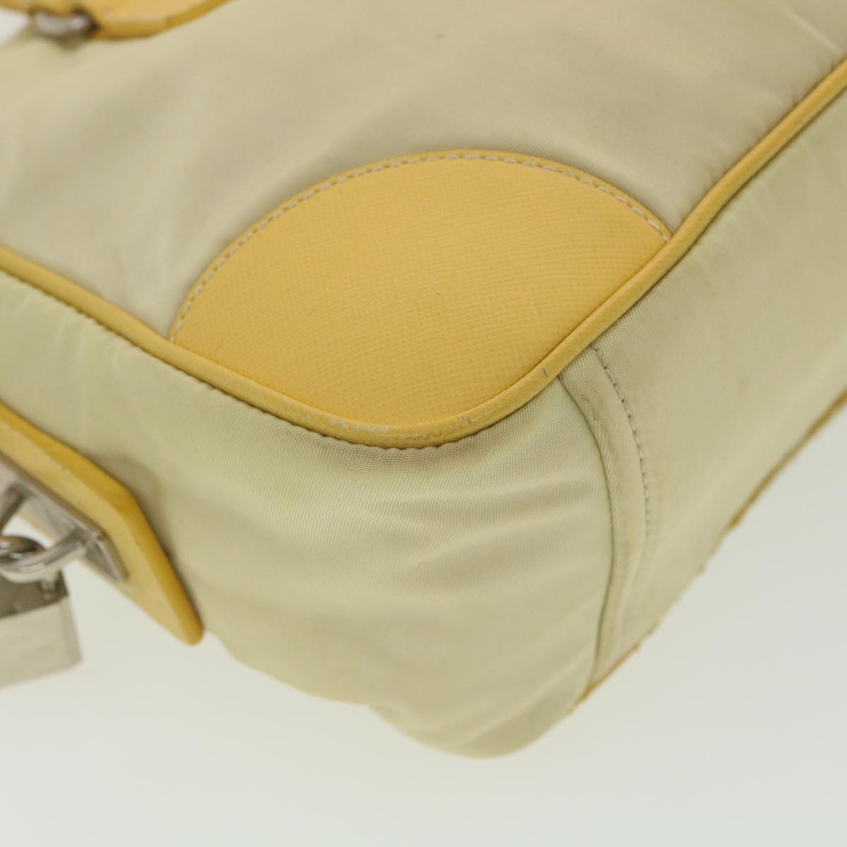 PRADA Shoulder Bag Nylon Yellow  bs4580