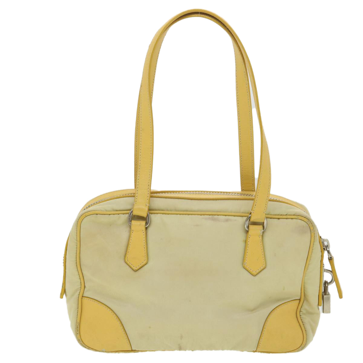 PRADA Shoulder Bag Nylon Yellow  bs4580