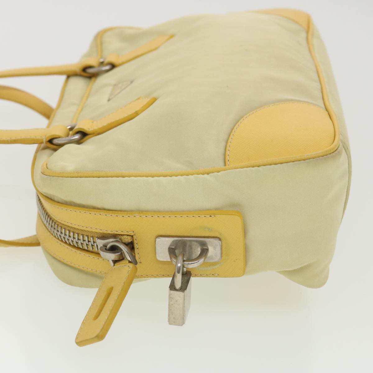 PRADA Shoulder Bag Nylon Yellow  bs4580