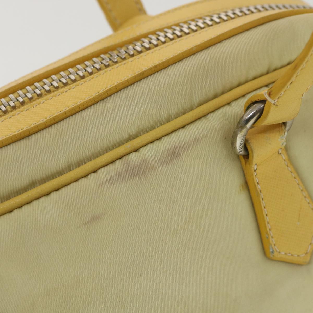 PRADA Shoulder Bag Nylon Yellow  bs4580