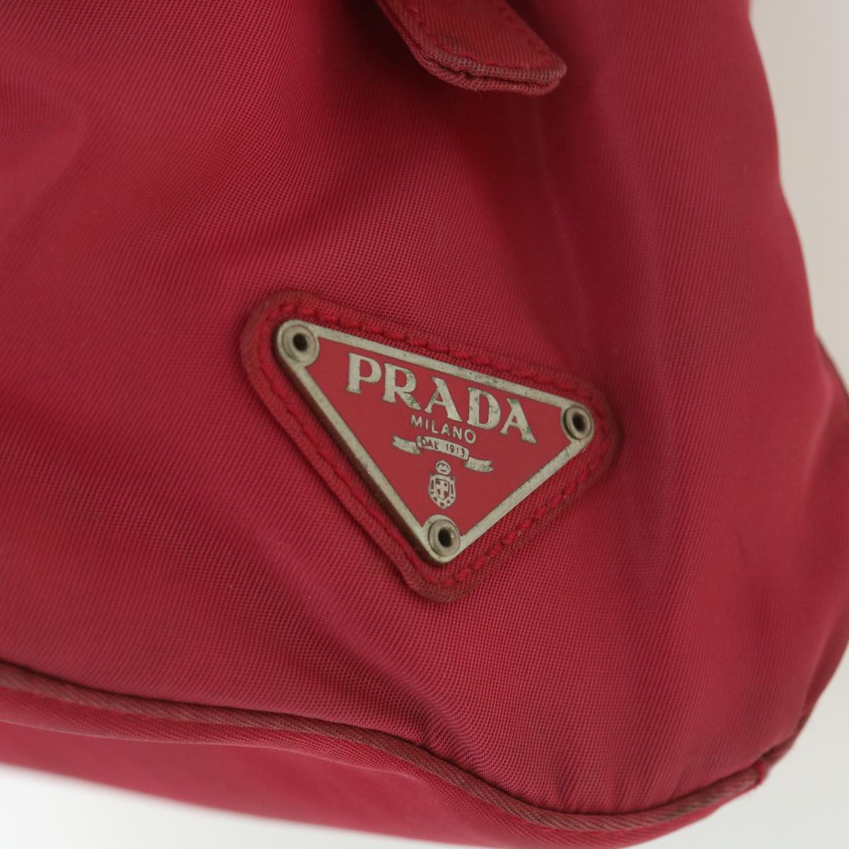 PRADA Hand Bag Nylon Pink  bs4613