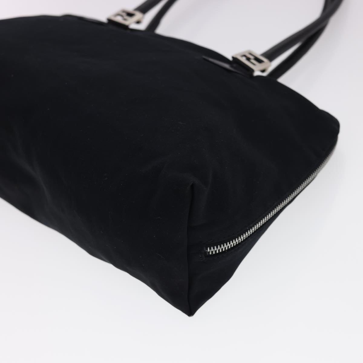 FENDI Hand Bag Nylon Black  bs4809