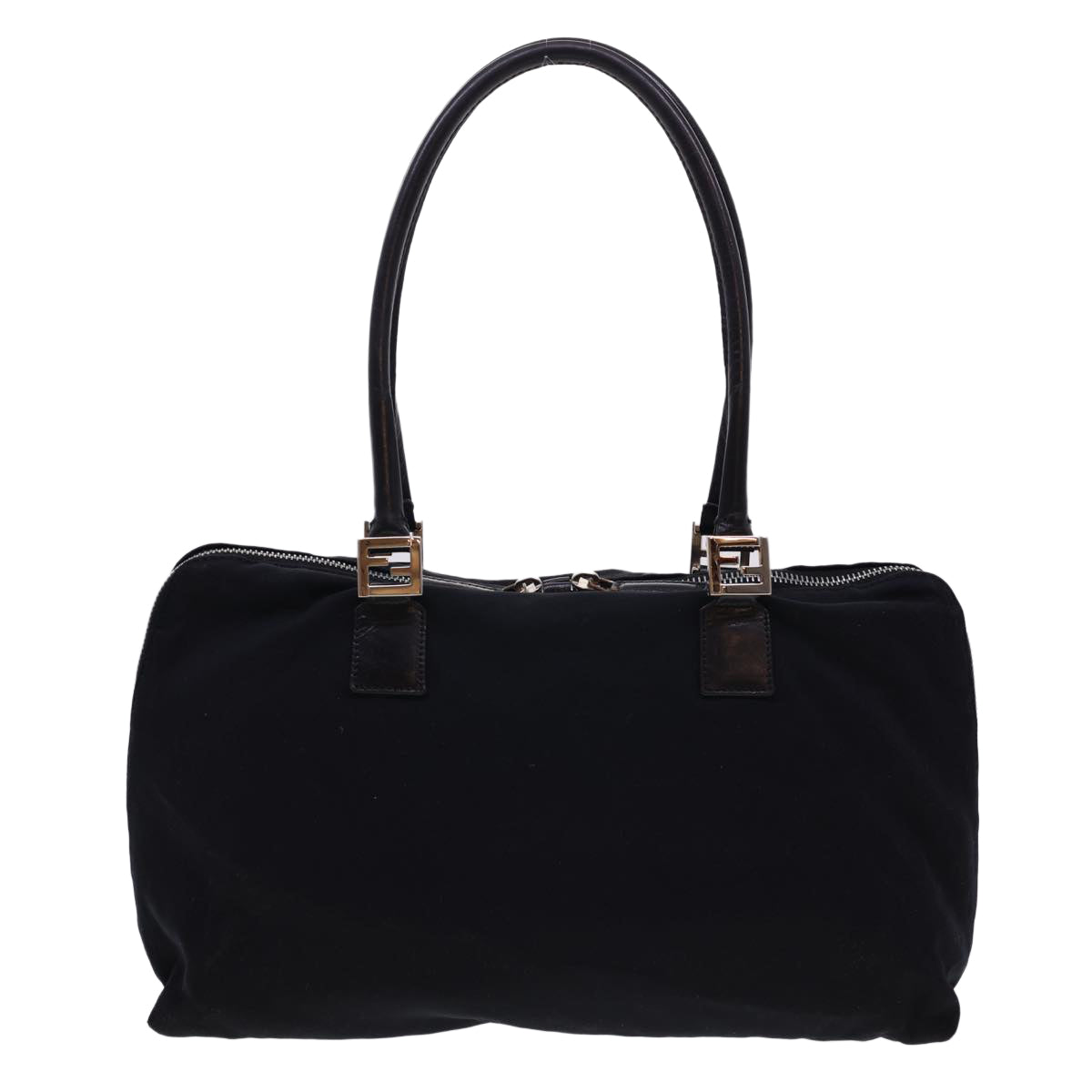 FENDI Hand Bag Nylon Black  bs4809