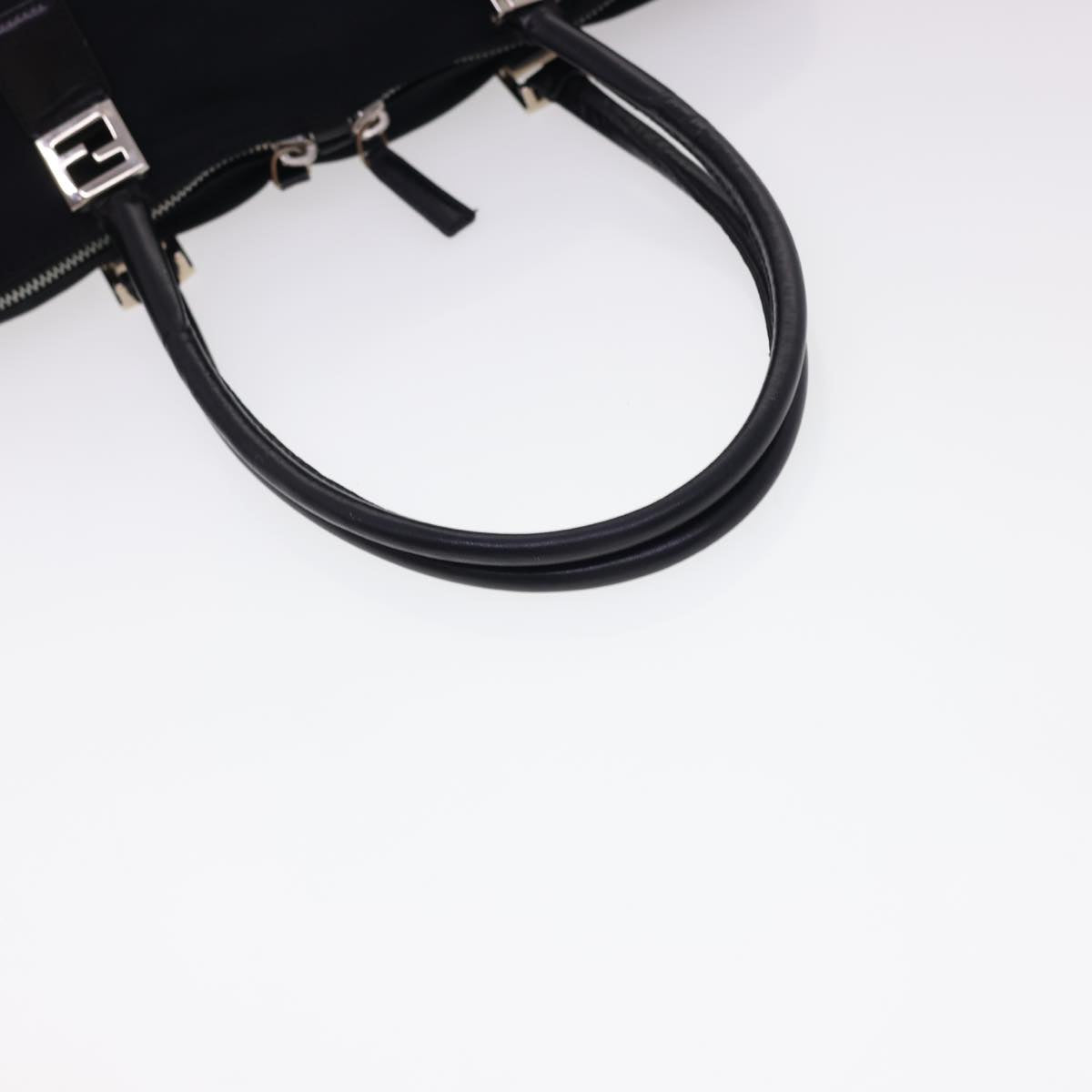 FENDI Hand Bag Nylon Black  bs4809