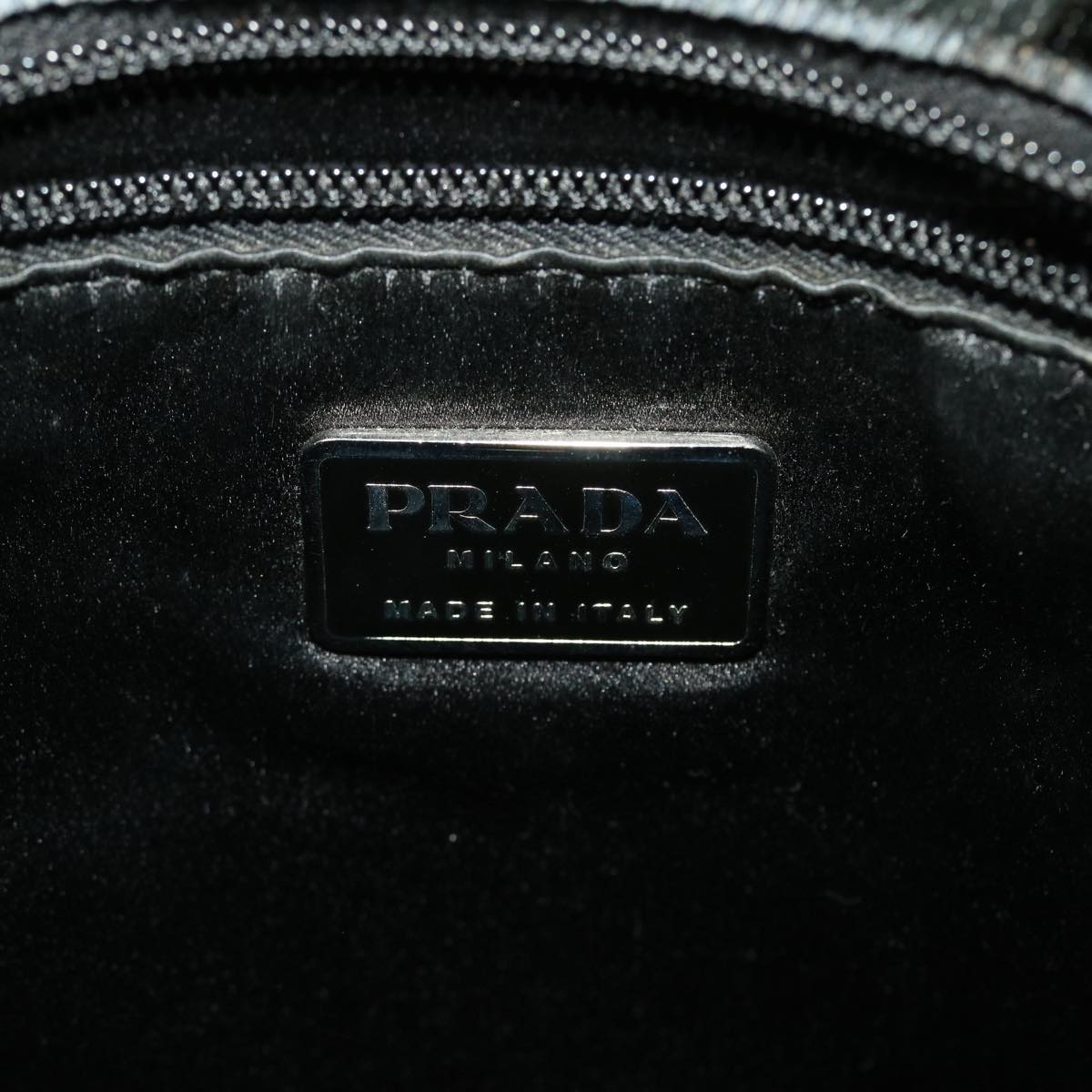 PRADA Hand Bag Harako leather Black  bs5268