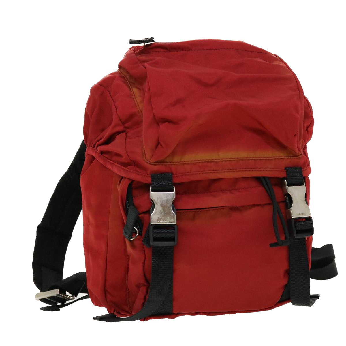 PRADA Backpack Nylon Red  bs5480