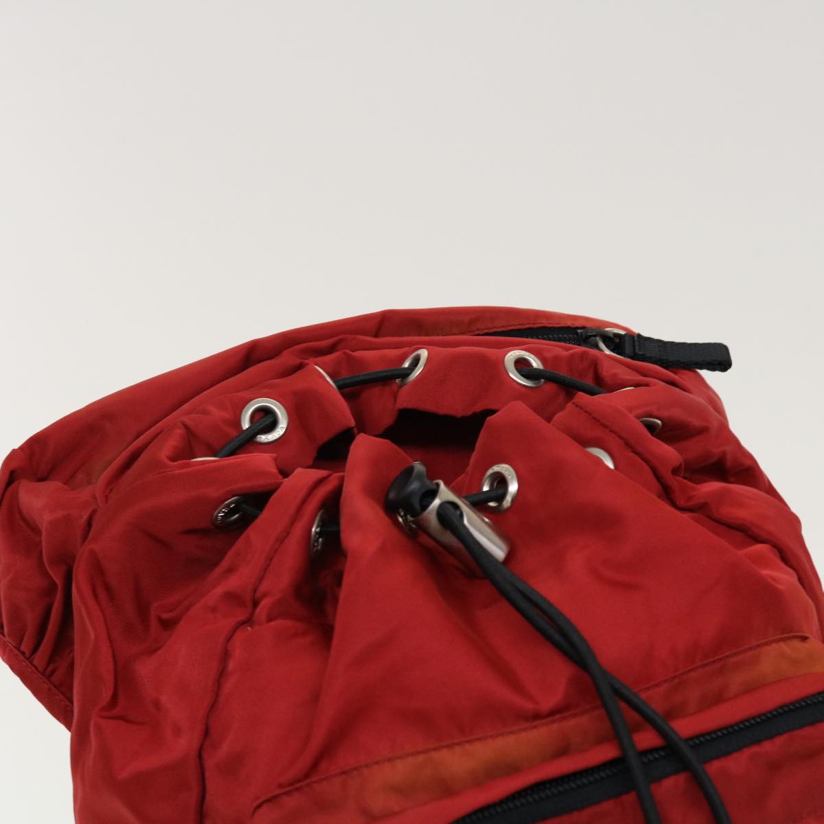 PRADA Backpack Nylon Red  bs5480