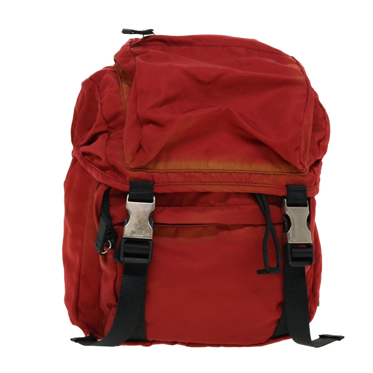 PRADA Backpack Nylon Red  bs5480