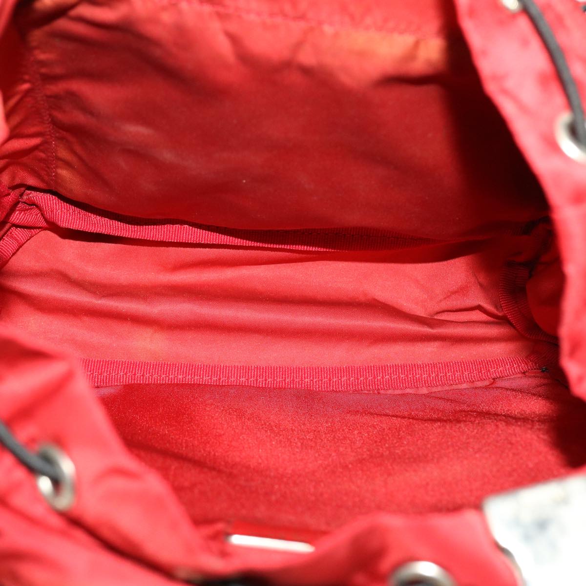 PRADA Backpack Nylon Red  bs5480