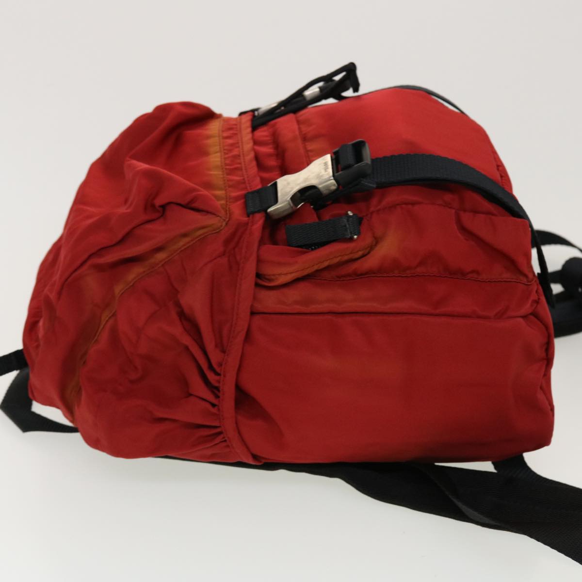 PRADA Backpack Nylon Red  bs5480