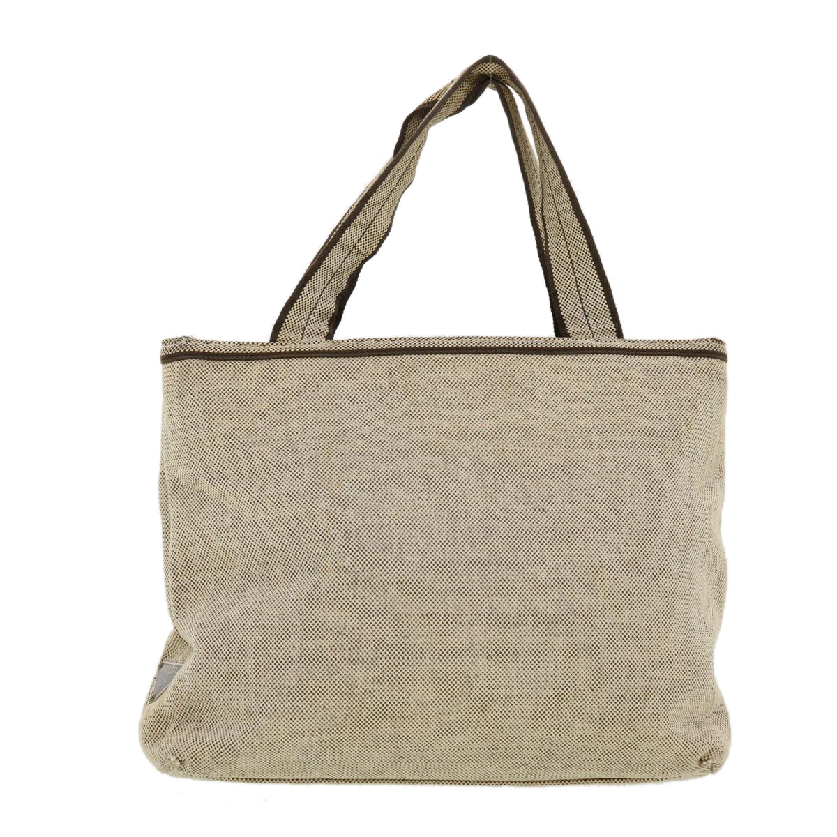 PRADA Hand Bag Canvas Gray  bs5598