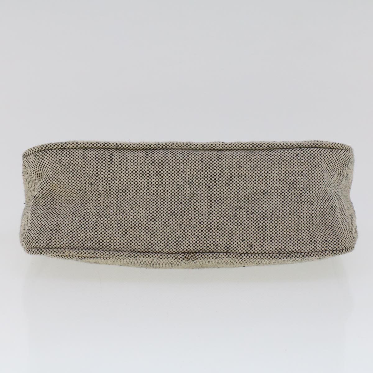 PRADA Accessory Pouch Canvas Gray  bs5620