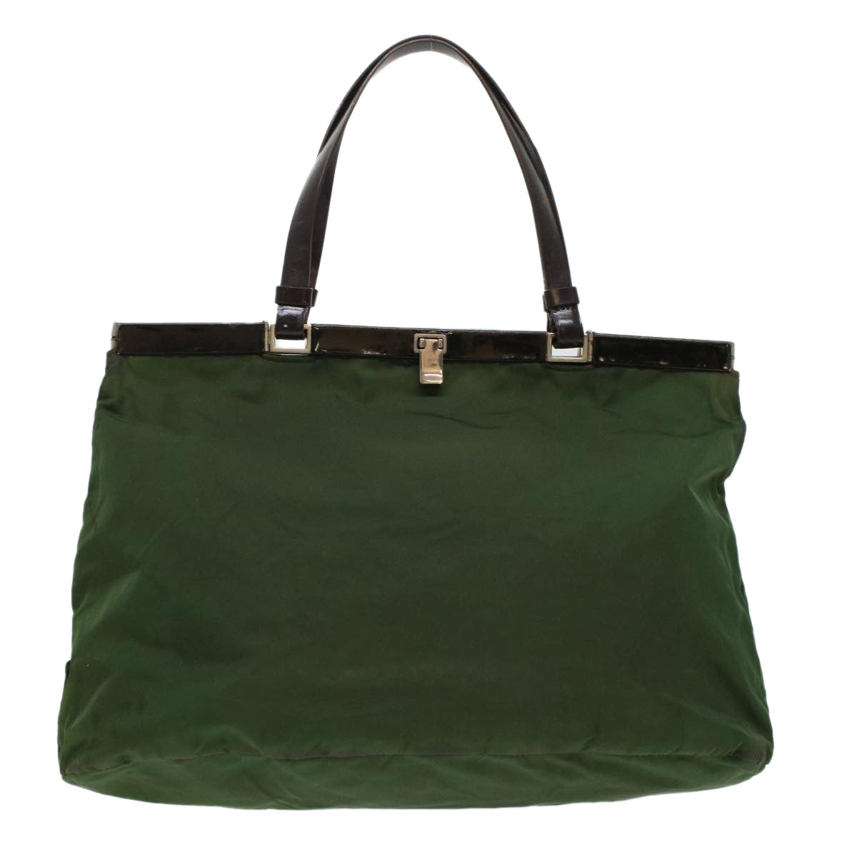 PRADA Tote Bag Nylon Green  bs5745