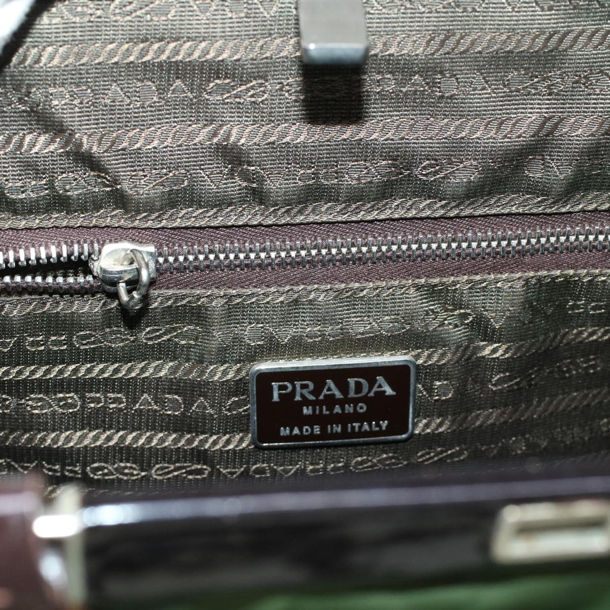 PRADA Tote Bag Nylon Green  bs5745