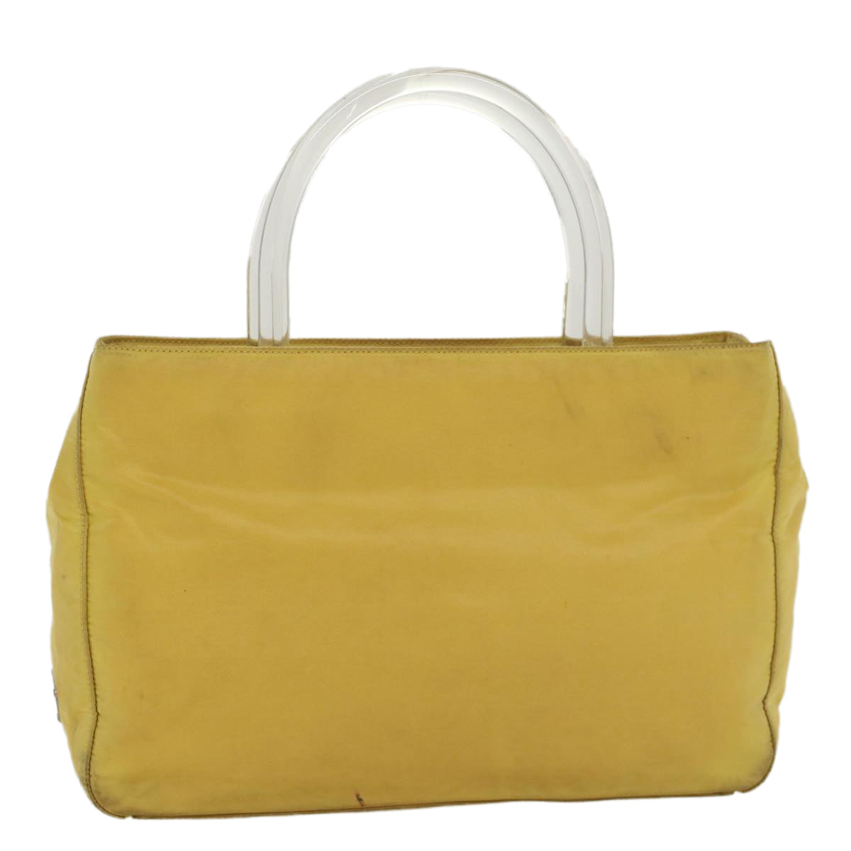 PRADA Hand Bag Nylon Yellow  bs5815