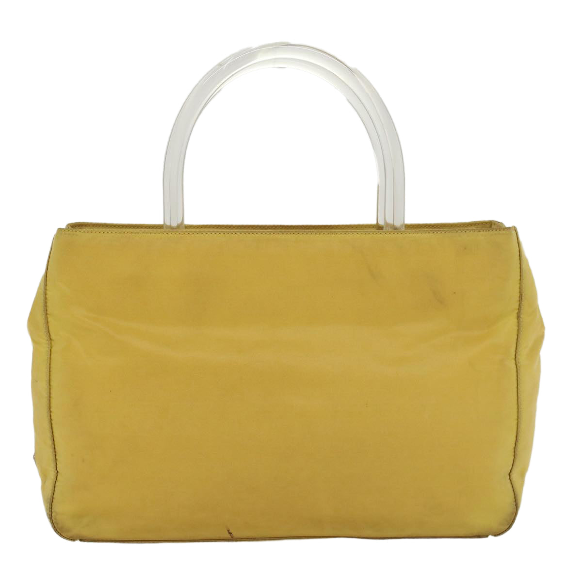 PRADA Hand Bag Nylon Yellow  bs5815