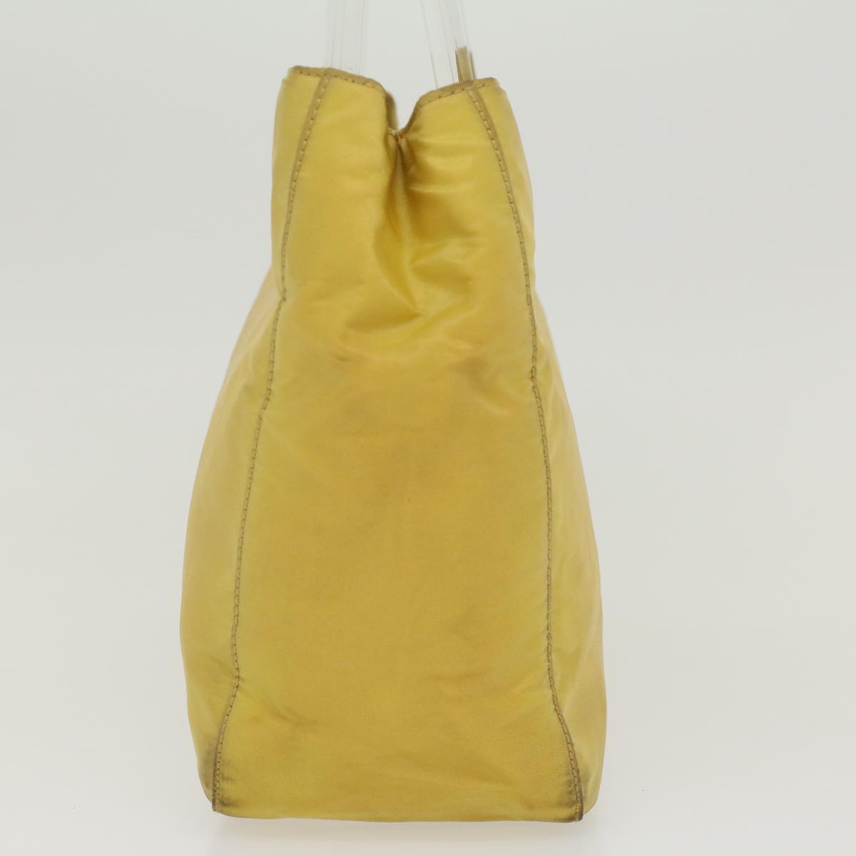 PRADA Hand Bag Nylon Yellow  bs5815