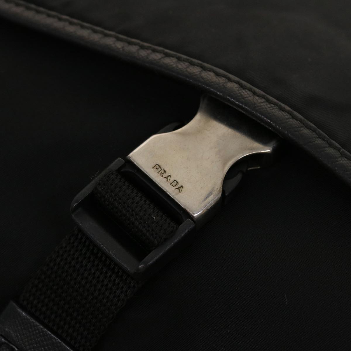 PRADA Shoulder Bag Nylon Black  bs5865