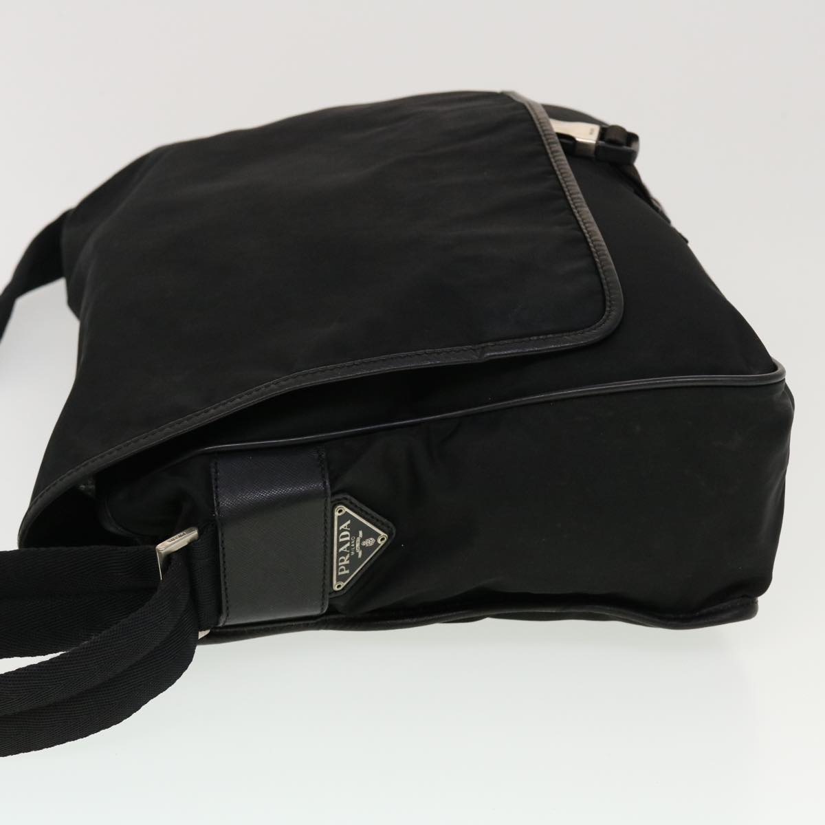 PRADA Shoulder Bag Nylon Black  bs5865