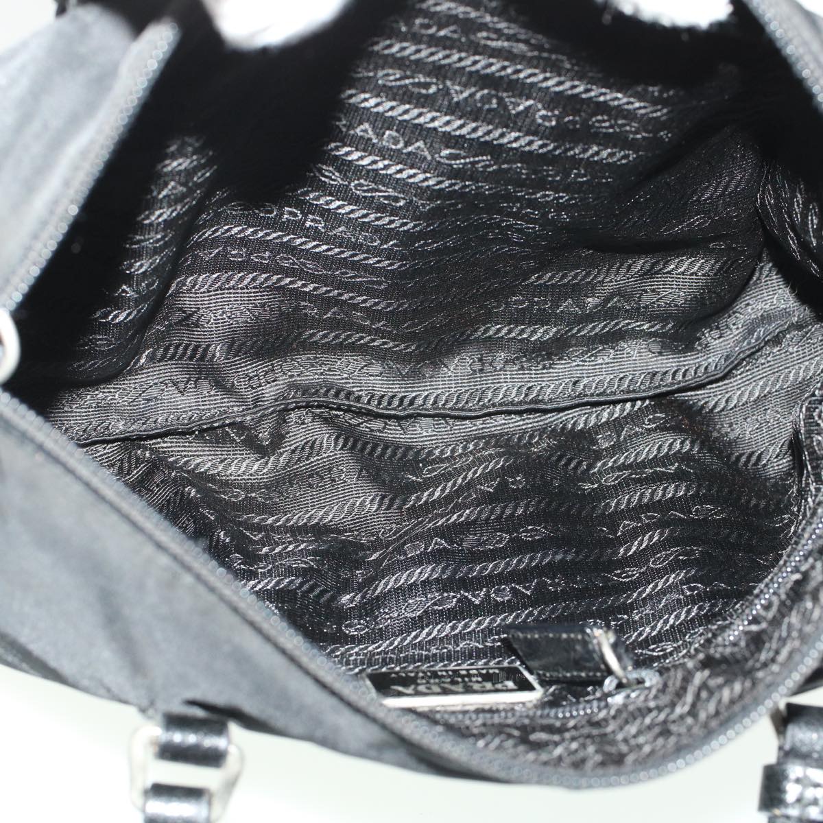 PRADA Hand Bag Nylon Black  bs6059