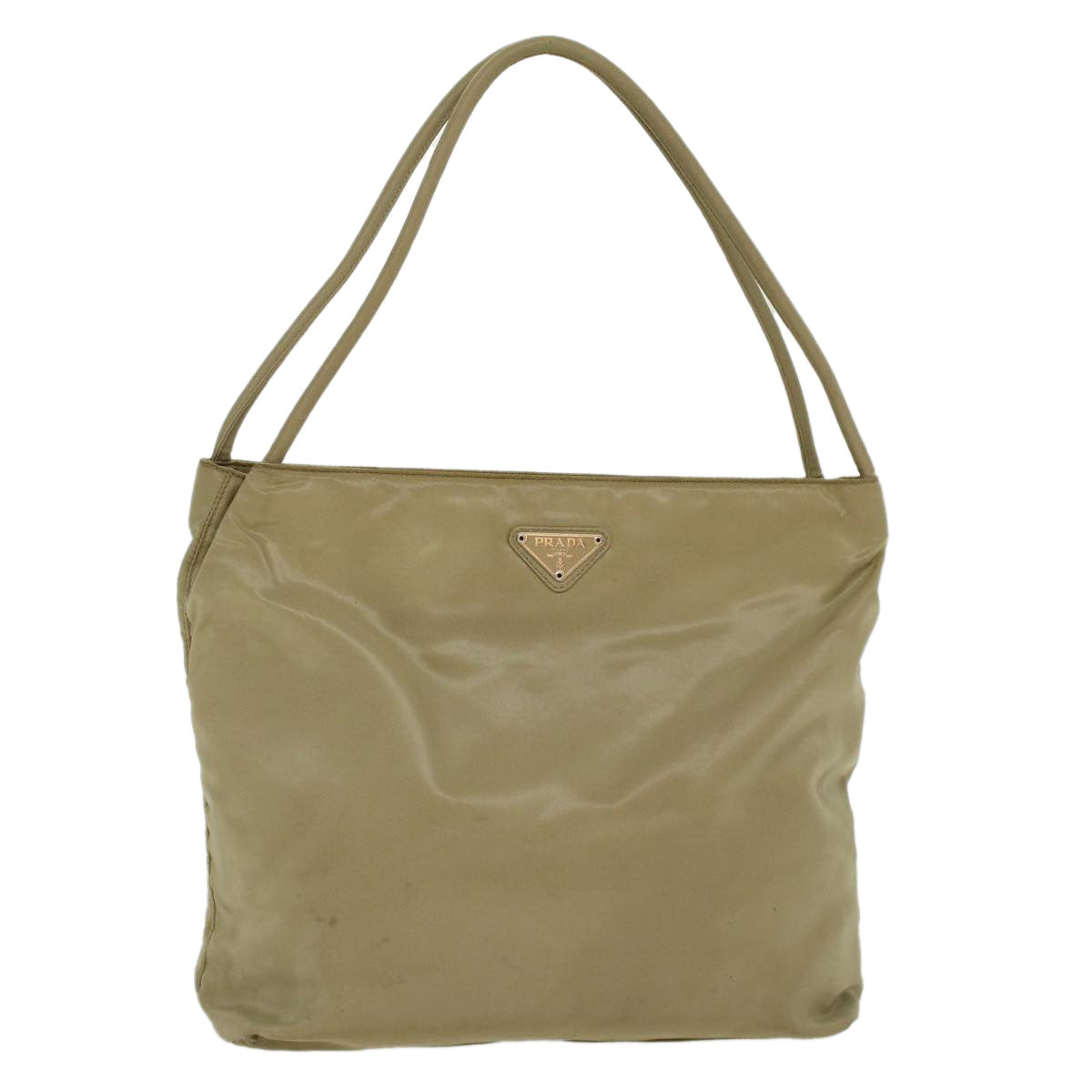 PRADA Shoulder Bag Nylon Khaki  bs6125