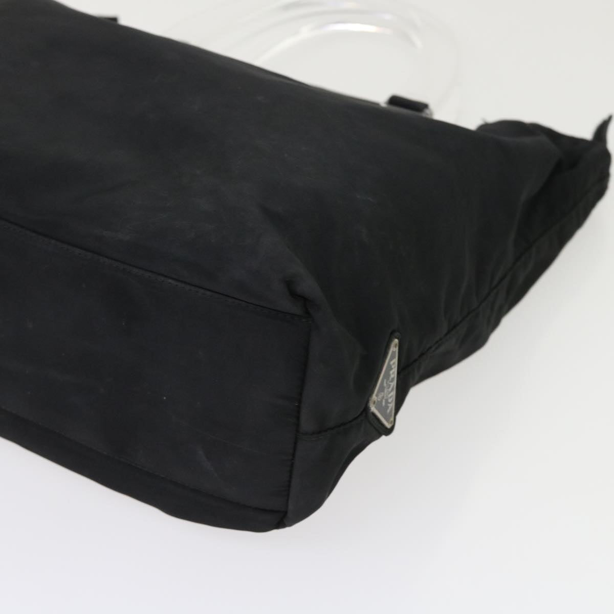 PRADA Hand Bag Nylon Black  bs6401