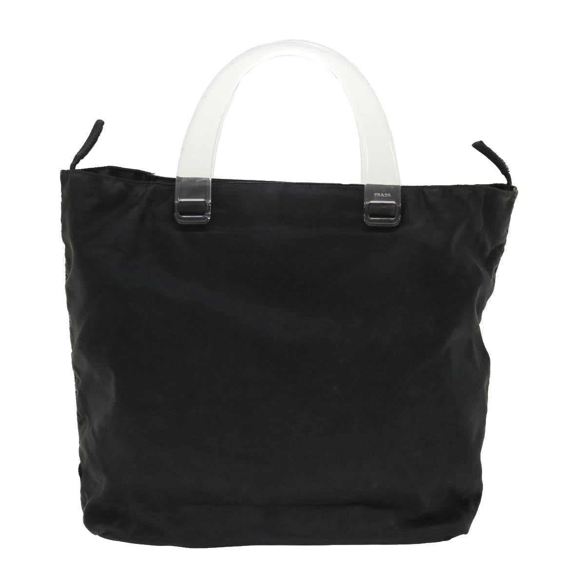 PRADA Hand Bag Nylon Black  bs6401