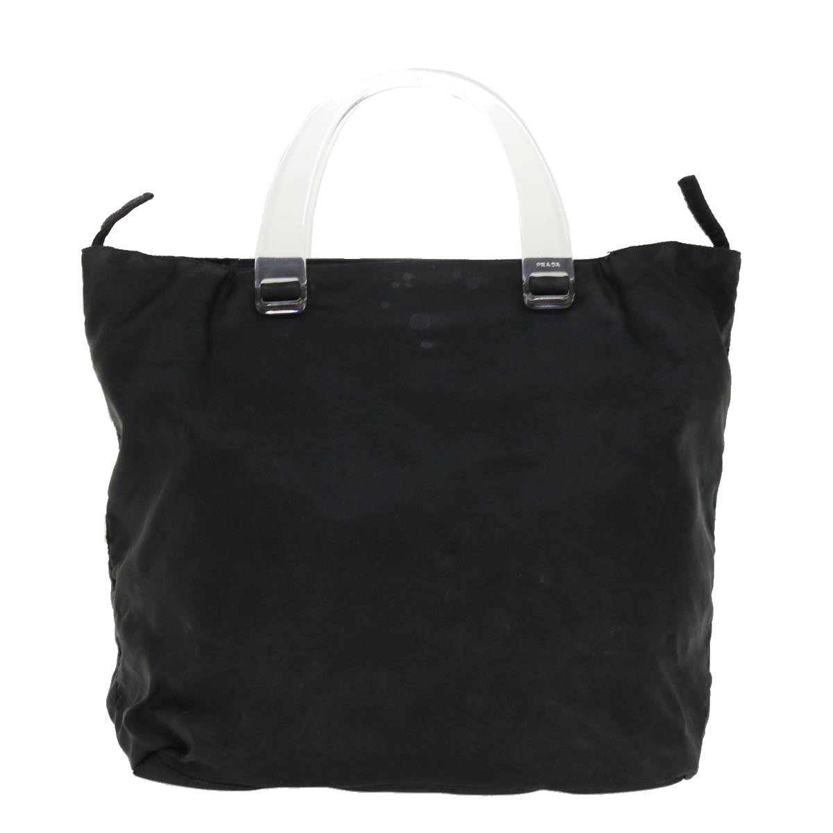 PRADA Hand Bag Nylon Black  bs6401