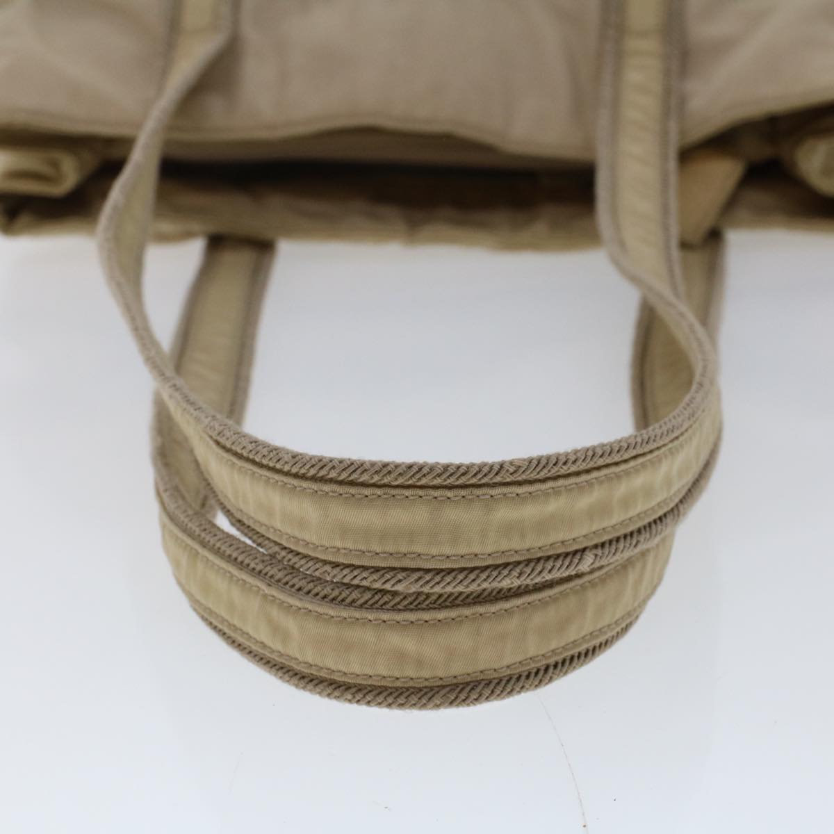 PRADA Shoulder Bag Nylon Beige  bs6608