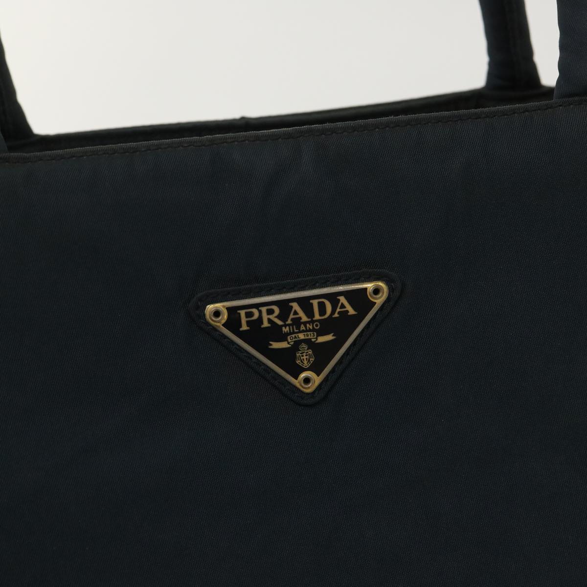 PRADA Hand Bag Nylon Navy  bs6635