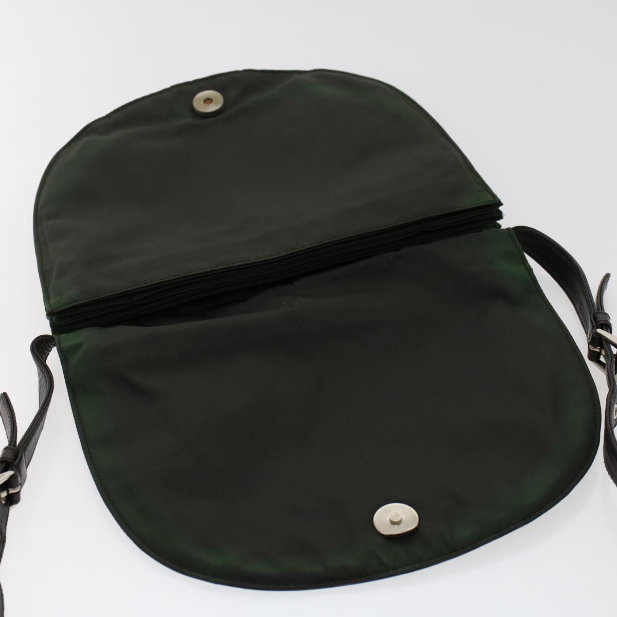 PRADA Shoulder Bag Nylon Green  bs6728