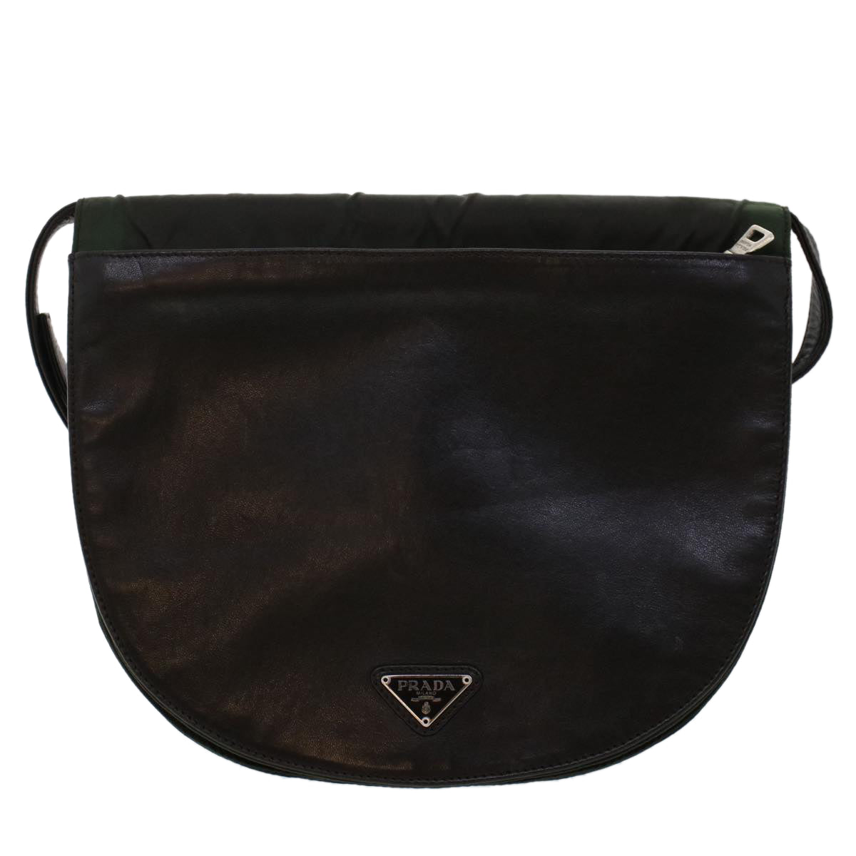 PRADA Shoulder Bag Nylon Green  bs6728