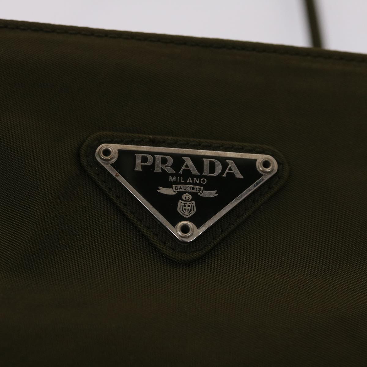 PRADA Shoulder Bag Nylon Green  bs6745