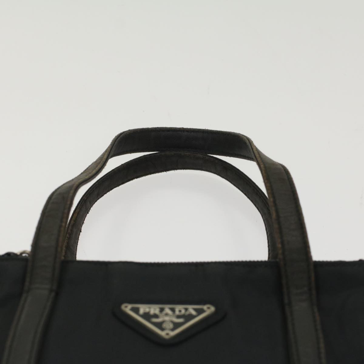 PRADA Hand Bag Nylon Black  bs7229