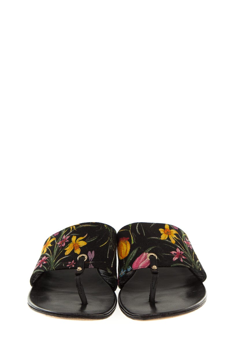 Gucci Multicolor Floral Sandals SZ 8.5