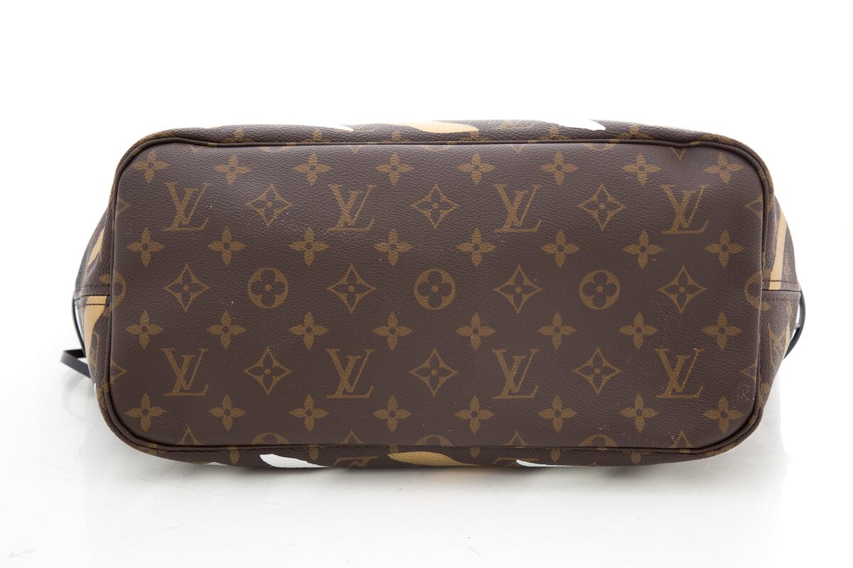 Louis Vuitton "2020"  X LOL Monogram Neverfull Gold & Silver Tote