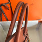 HM Birkin Bag Toile and Brown Barenia with Gold Hardware For Women, Handbags, Shoulder Bags 30cm/12in