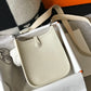 HM Evelyne 16 Amazone Bag Beige With Silver-Toned Hardware For Women, Shoulder And Crossbody Bags 6.3in/16cm