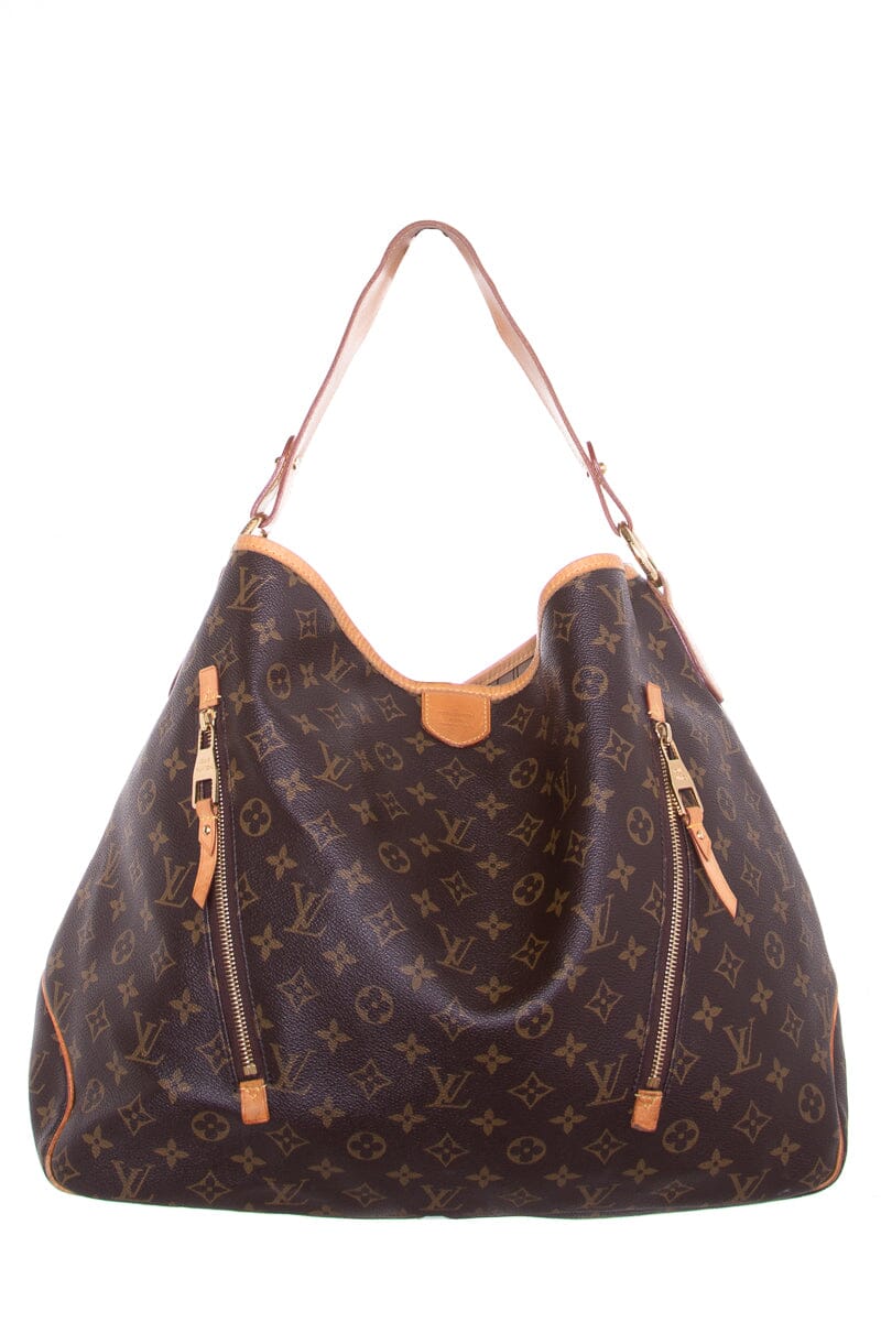 Louis Vuitton Brown Monogram Zipper Detail Hobo