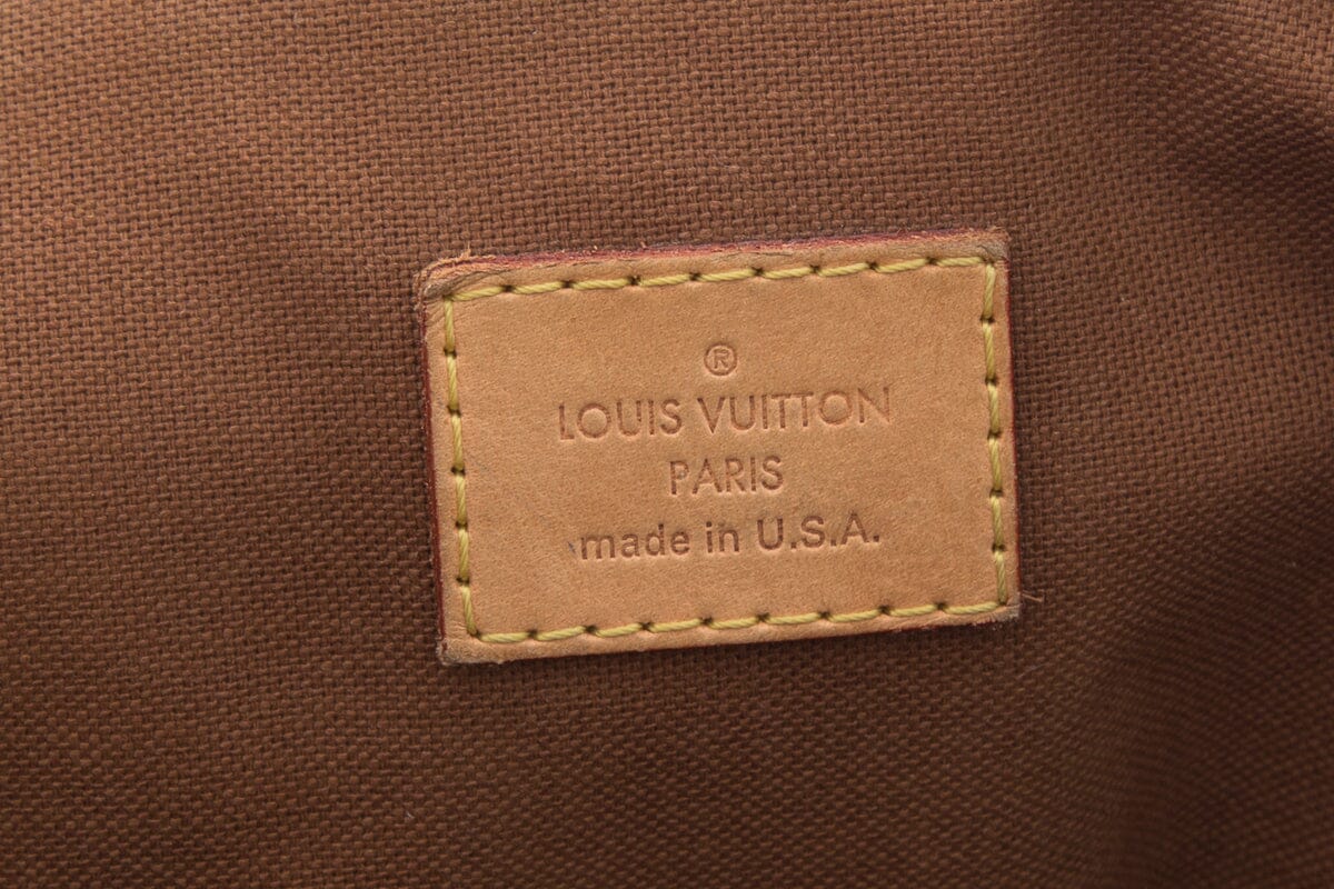 Louis Vuitton Tivoli GM Brown Mongram Canvas Leather Bag