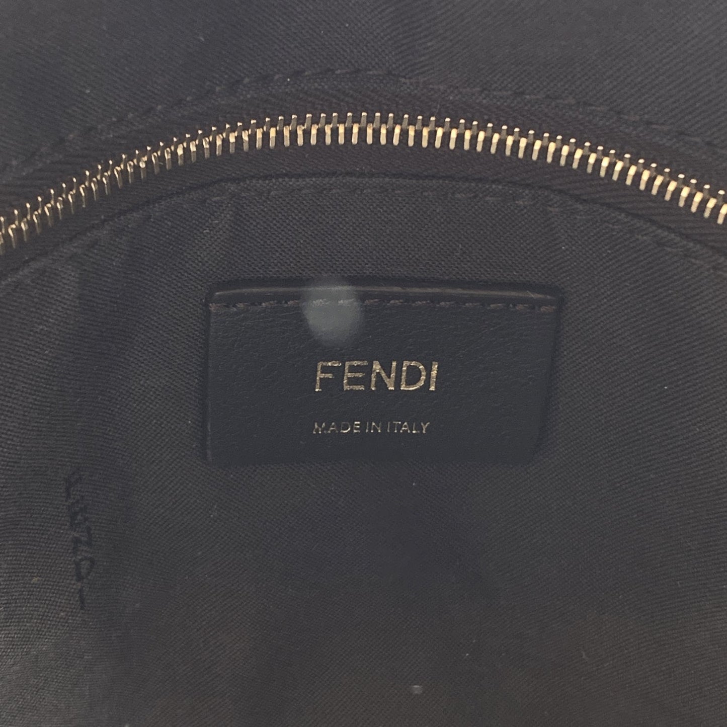 FENDI Baby Pink Velvet Ff Embossed Mini Backpack Shoulder Bag