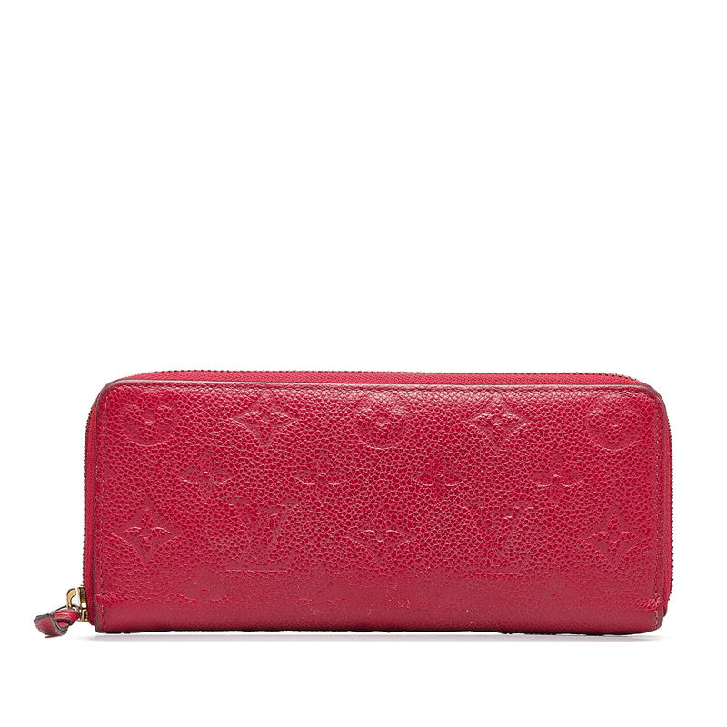 Louis Vuitton Monogram Amplant Portfolio Clemence Long Wallet M62535 Frigia Pink Carfresser Ladies Louis Vuitton