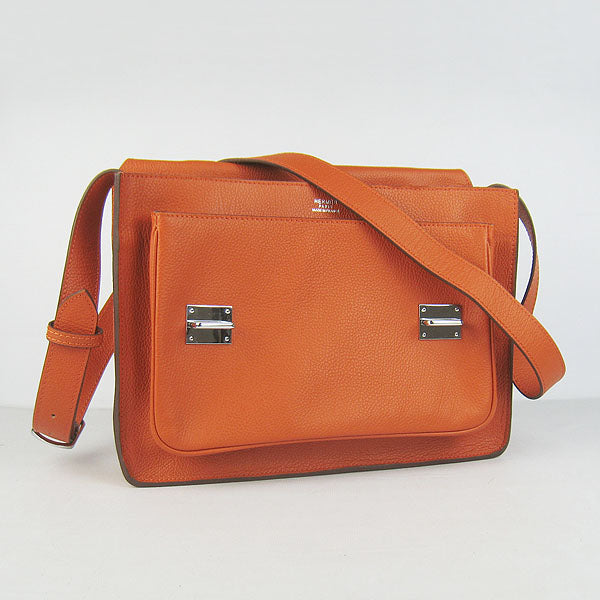 Hermes Steve H2810 Cow Leather Orange