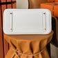 HM Birkin Nata Swift White For Women Gold Toned Hardware 11.8in/30cm