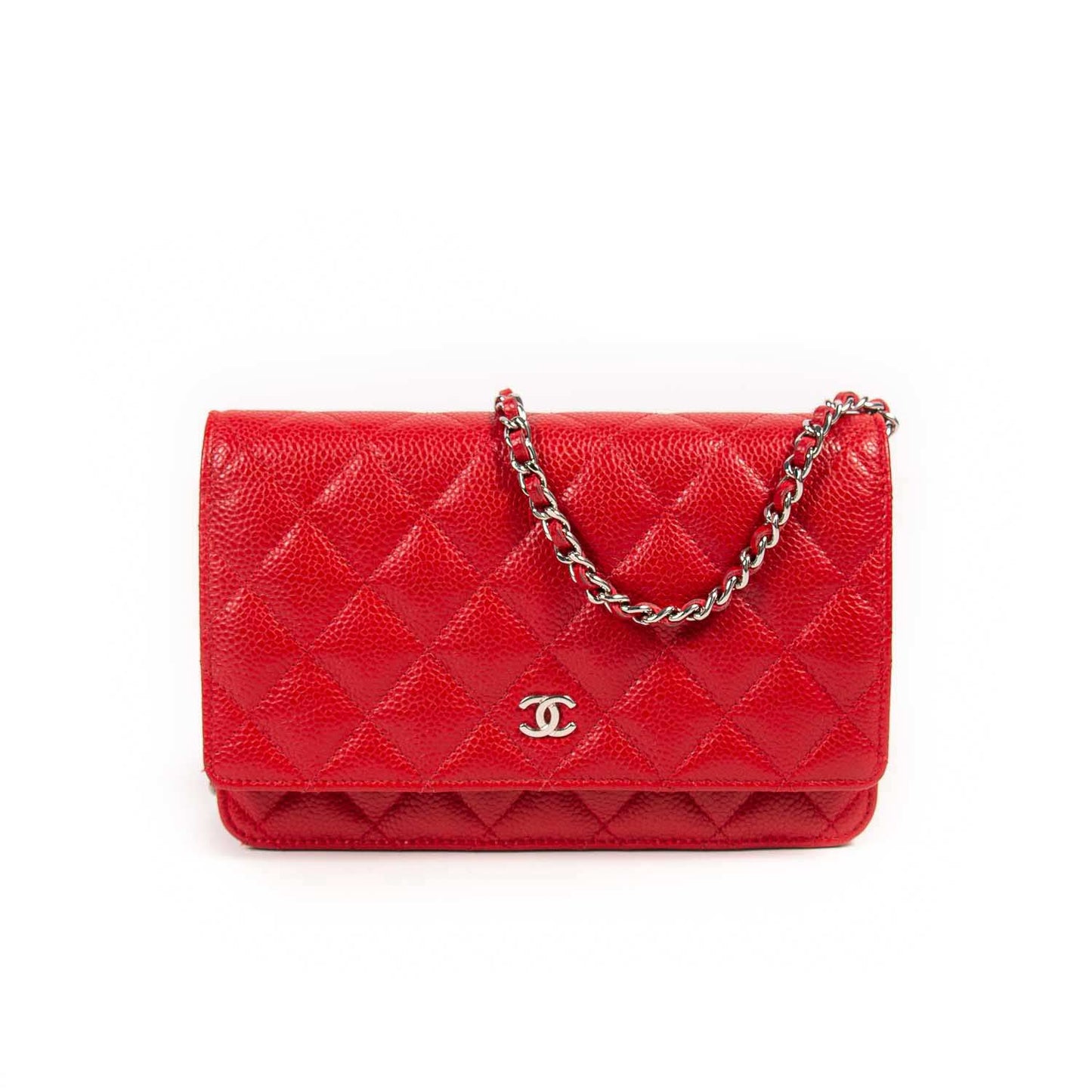 Chanel Caviar Wallet on Chain