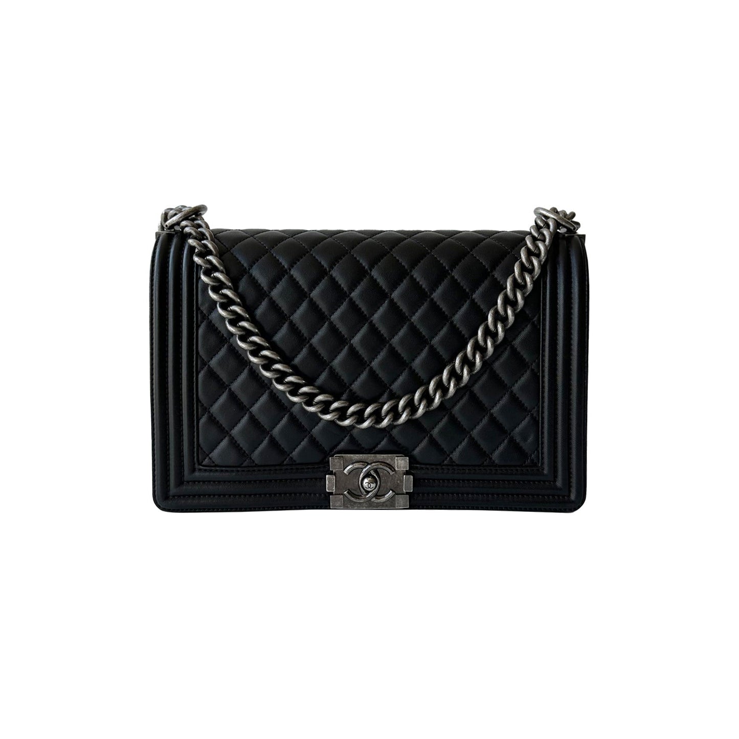 Chanel Quilted Large Boy Bag