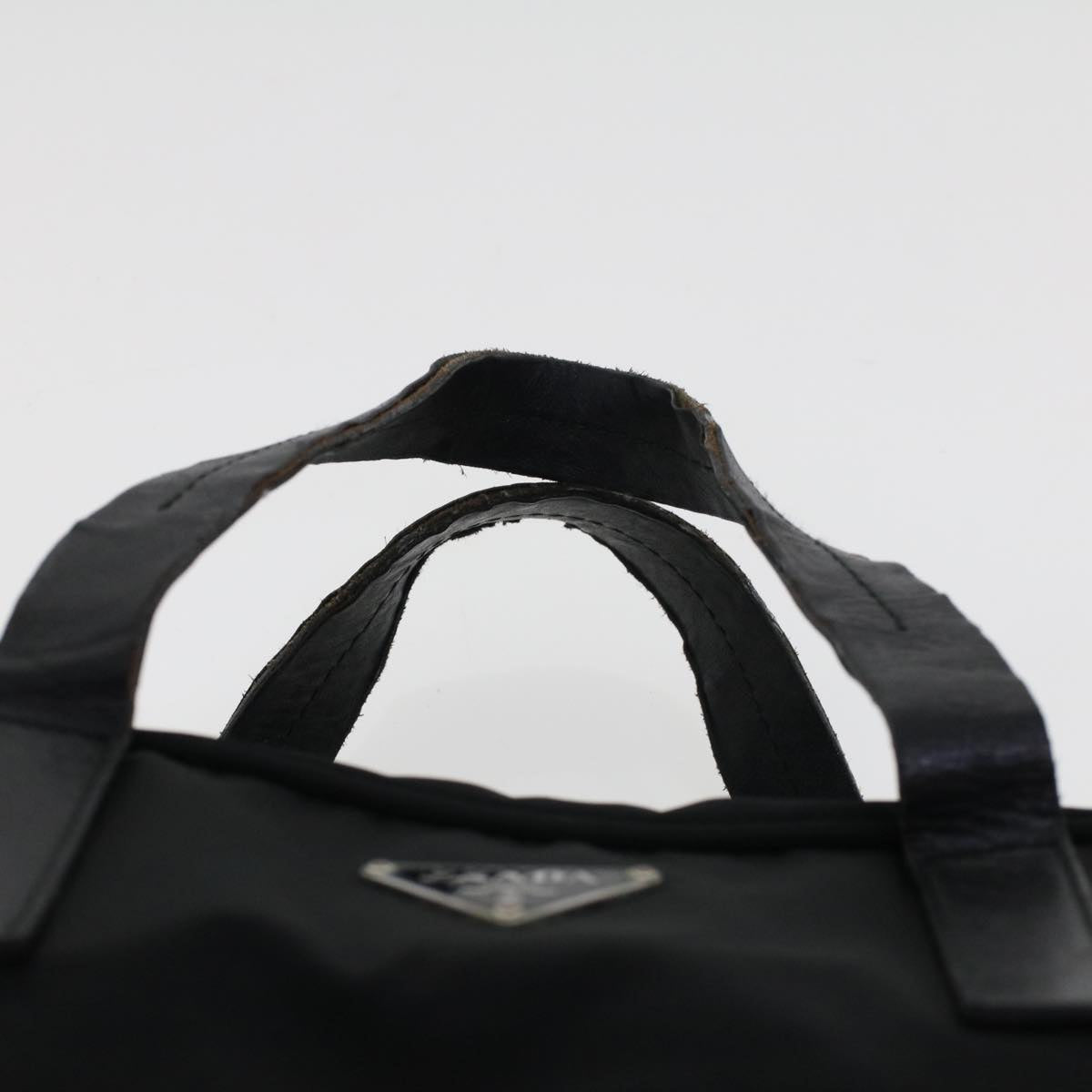 PRADA Hand Bag Nylon Black  cl532